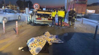 Mersin'de otoyol gişelerinde feci kaza: 2 ölü, 5 yaralı