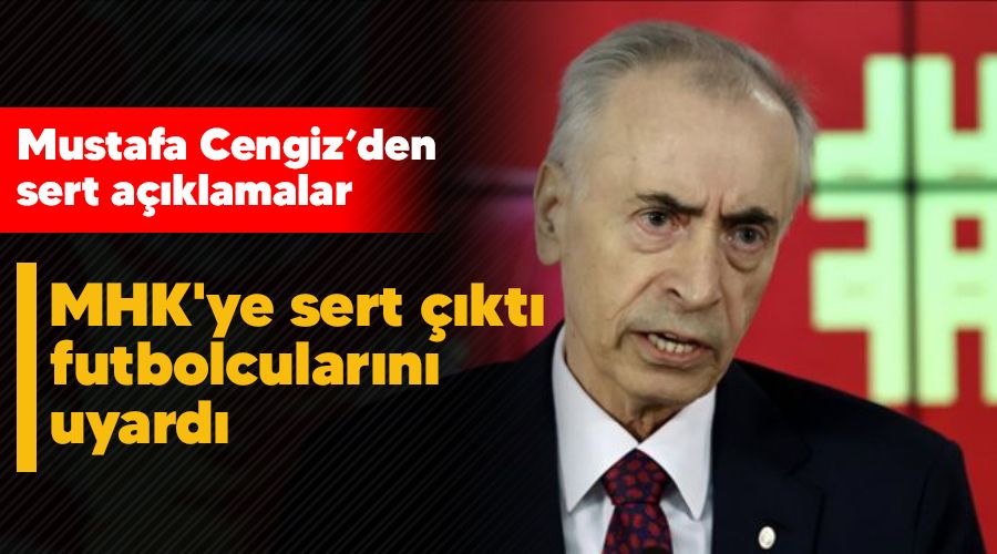 MHK'ye sert ��kt�, futbolcular�n� uyard�