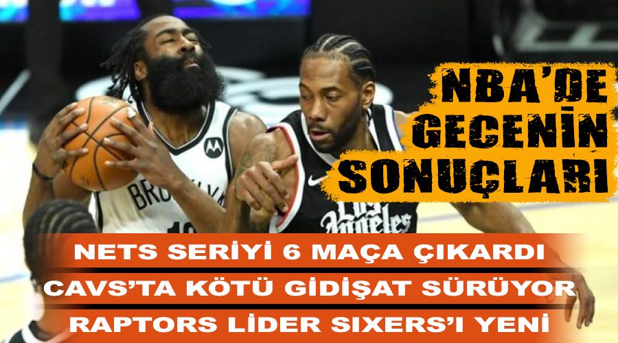 Nets yıldızları ile seriyi 6 maça çıkardı
