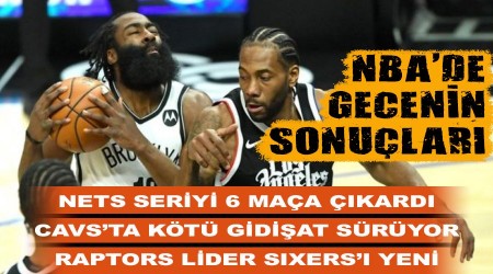 Nets yıldızları ile seriyi 6 maça çıkardı