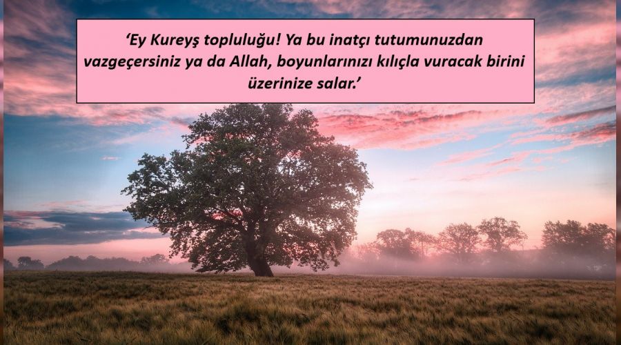 ‘Onun kalbi imanla sınanmıştır’
