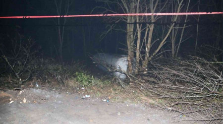 Otoyolda korkutan kaza: LPG yüklü tanker devrildi