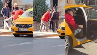 Pendik'te gen kadn bak zoruyla taksiye bindirilip karld