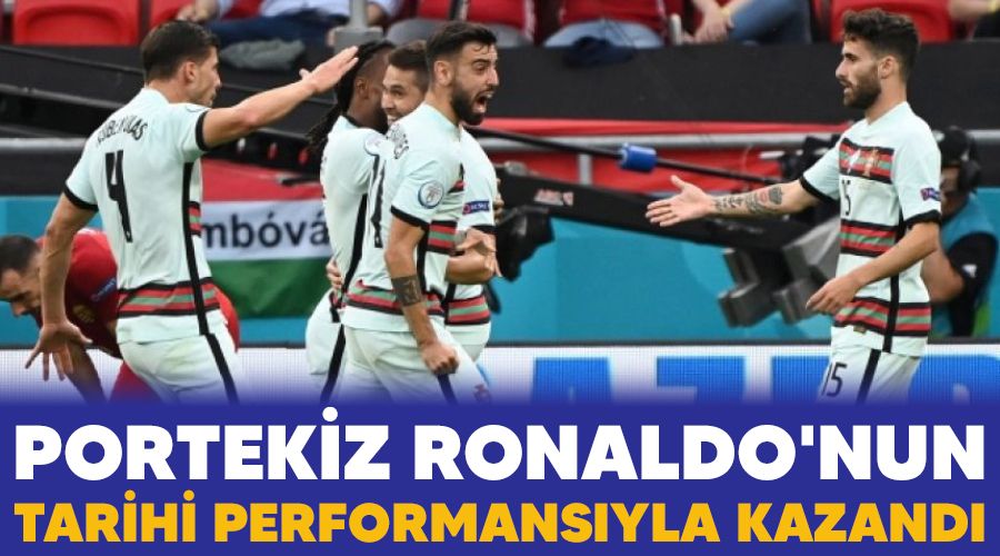 Portekiz Ronaldo'nun tarihi performansıyla kazandı