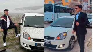 Poz verdikleri arabada can verdiler