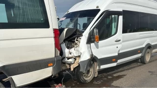 Siverek'te retmen servisleri kaza yapt: 28 yaral
