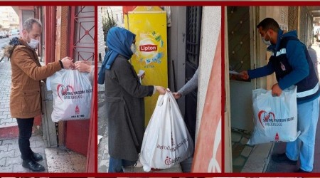 Sosyal marketten ihtiyaç sahiplerine kışlık giysi yardımı