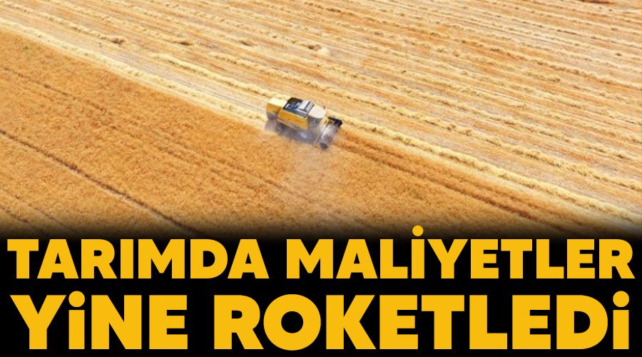 Tarımda maliyetler yine roketledi