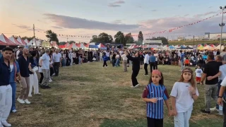 Tekirda'da 1 kilometrelik horon kuyruu