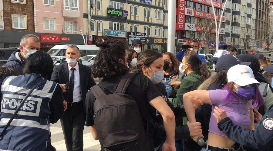 Tokat'ta 7 ki�ilik eyleme polis m�dahalesi