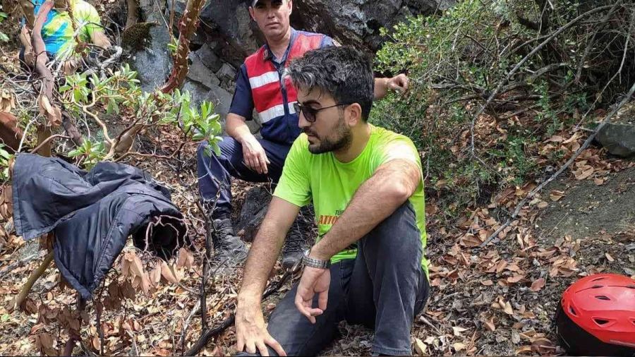 Tokat'ta yamaç paraşütü pilotu düştü