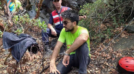 Tokat'ta yamaç paraşütü pilotu düştü