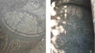 Tokat'taki kaak kaz Roma mozaini ortaya kartt