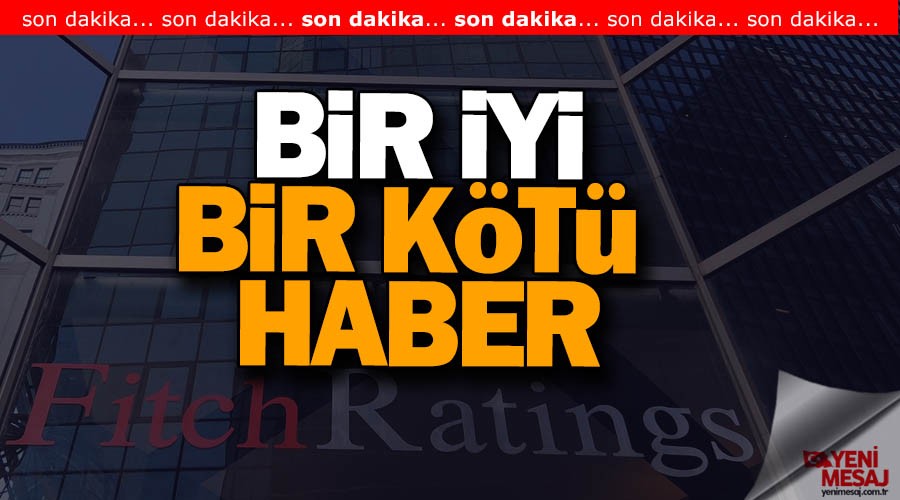Türkiye'ye bir iyi bir kötü haber