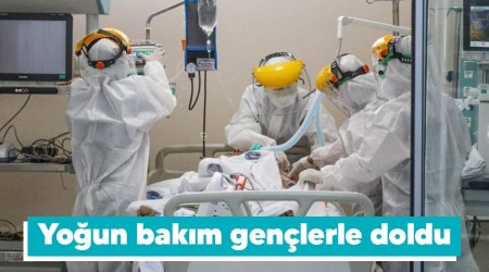 Yoğun bakım gençlerle doldu