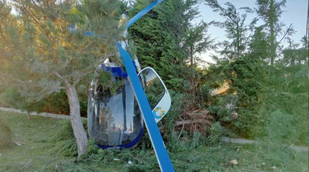 Afyonkarahisar'da düşen helikopterde ölen ya da yaralanan olmadı