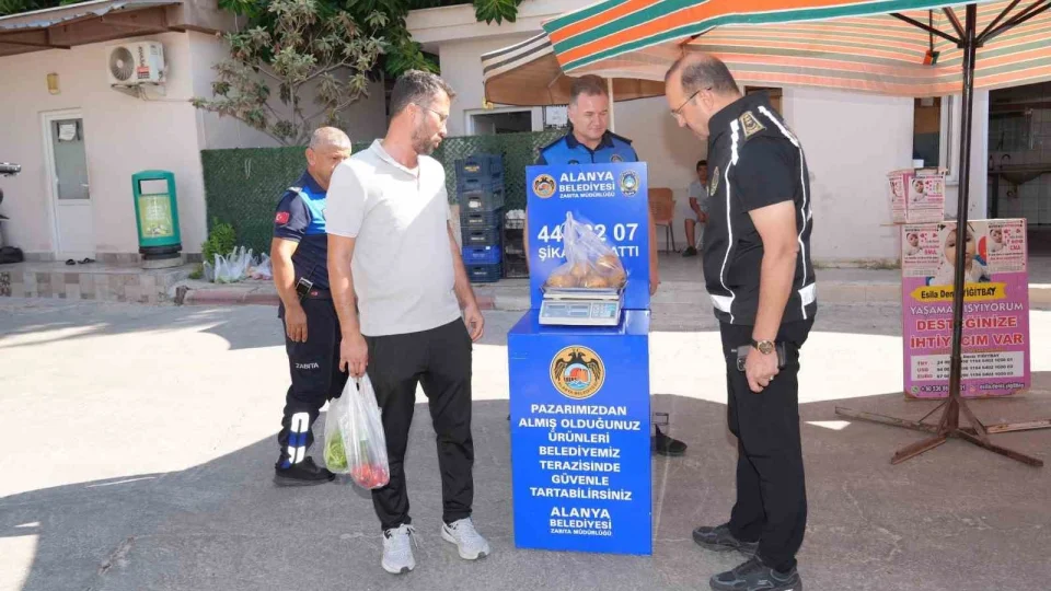 Alanya'da 'g�ven terazisi' uygulamas� ba�lat�ld�