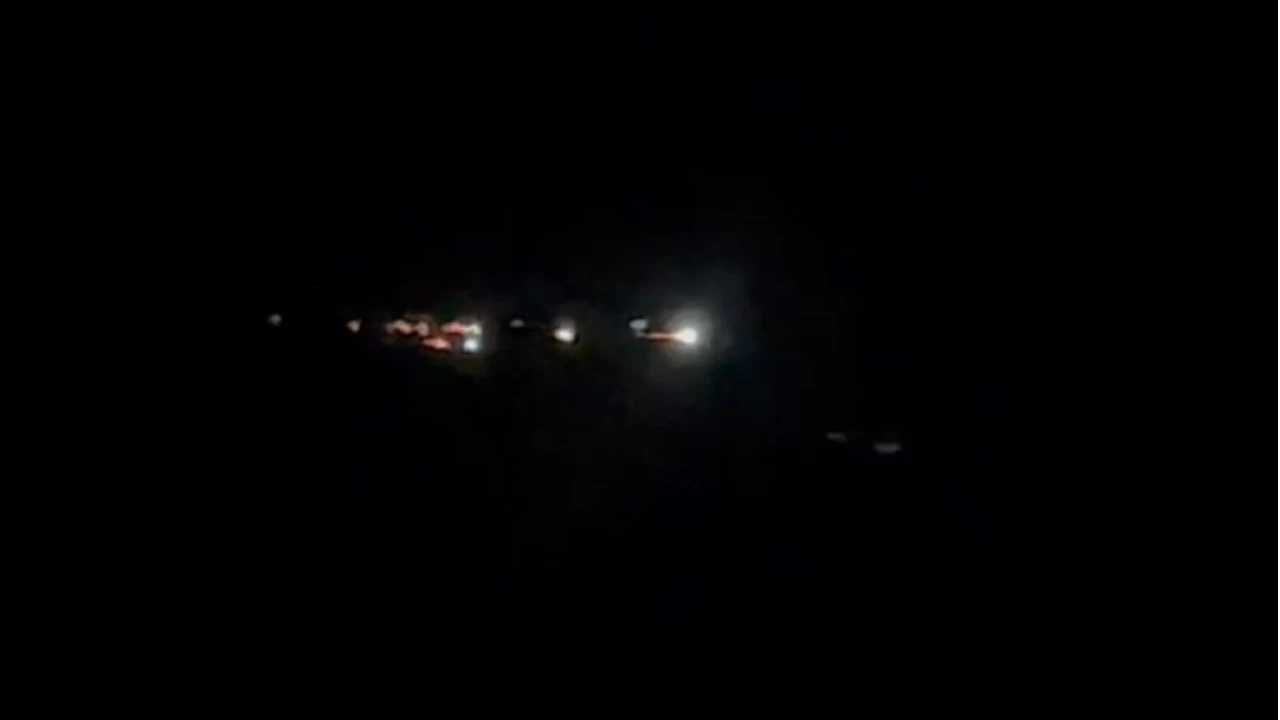 Ankara semalar�nda g�k ta�� g�r�nt�lendi