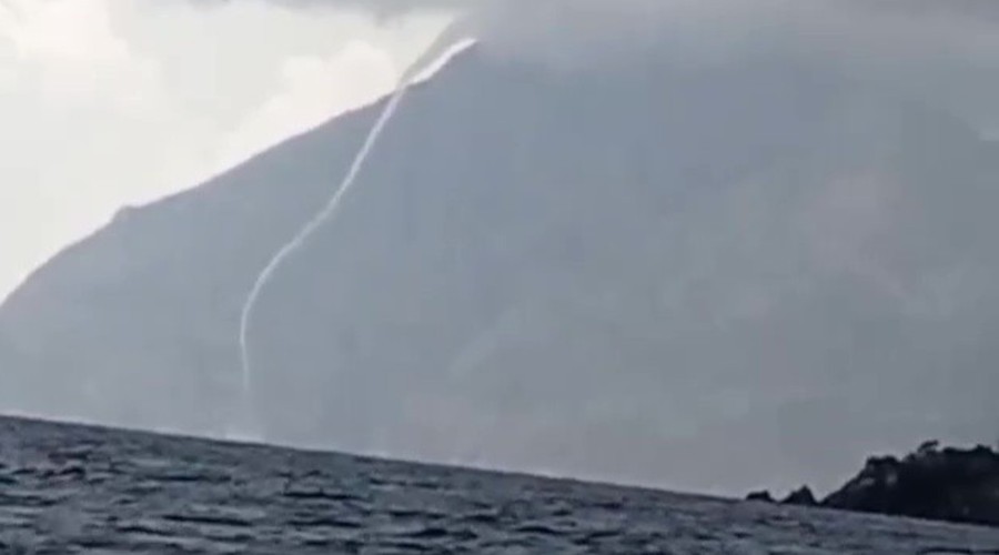 Antalya'da denizde hortum