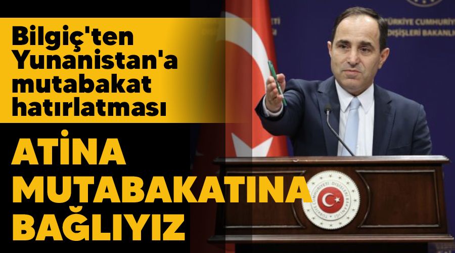 Atina mutabakatına bağlıyız