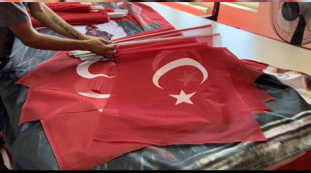 Bayrakçılarda 30 Ağustos mesaisi