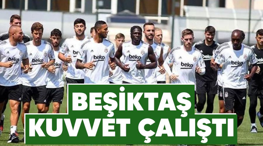 Beşiktaş kuvvet çalıştı