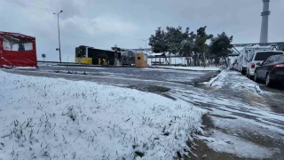 Beylikd�z� kar ya���� sonras� havadan g�r�nt�lendi