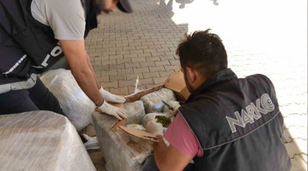 Bingöl'de 84 kilo esrar ele geçirildi