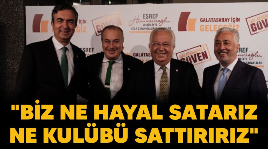 "Biz ne hayal satar�z ne kul�b� satt�r�r�z"