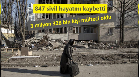 BM: Ukrayna'da 847 sivil ld