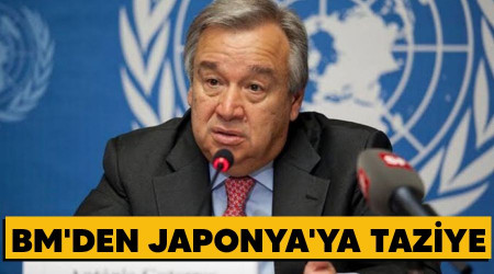 BM'den Japonya'ya taziye
