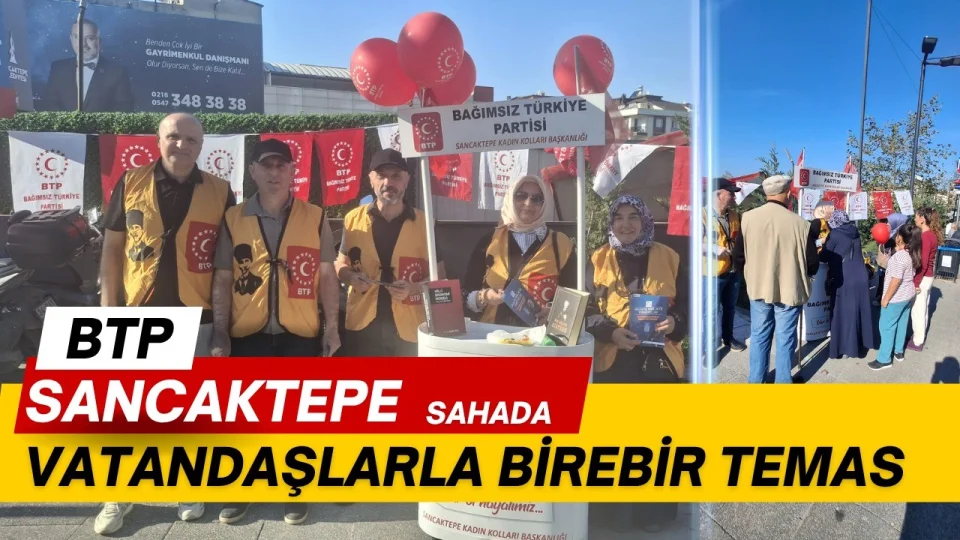 BTP Sancaktepe sahada: Vatandaşlarla birebir temas