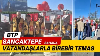 BTP Sancaktepe sahada: Vatandaşlarla birebir temas