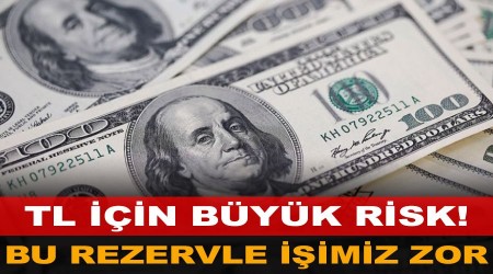 Bu rezervle işimiz zor