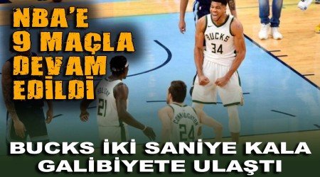 Bucks iki saniye kala galibiyete ulaştı