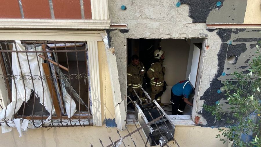 Çekmeköy'de doğal gaz patlaması: 1 yaralı