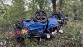 Çekmeköy'de şarampole devrilen otomobildeki öğretmen öldü