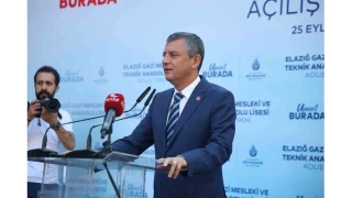 CHP Genel Bakan zel, Elaz'da okul alna katld