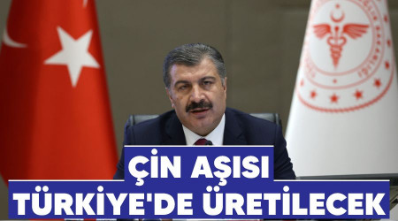 Çin aşısı Türkiye'de üretilecek