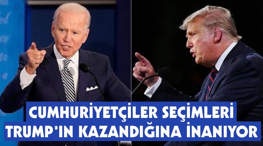 Cumhuriyet�iler se�imleri Trump'�n kazand���na inan�yor
