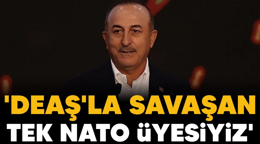 'DEAŞ'la savaşan tek NATO üyesiyiz'
