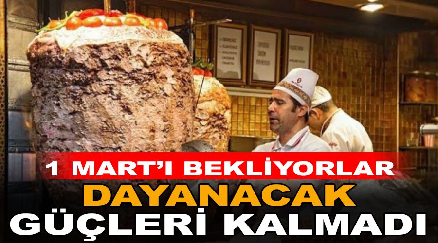 Dnerciler yasaklarn kalkmas bekliyor