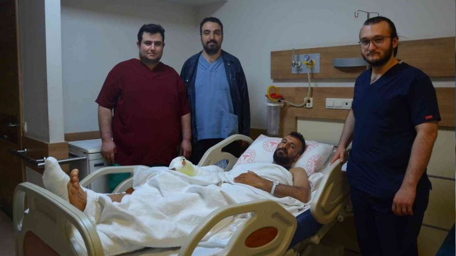 El ba�parma�� koptu, ayak parma�� nakledildi