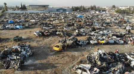 Enkazdan çıkarılan araçların akıbeti belli oldu