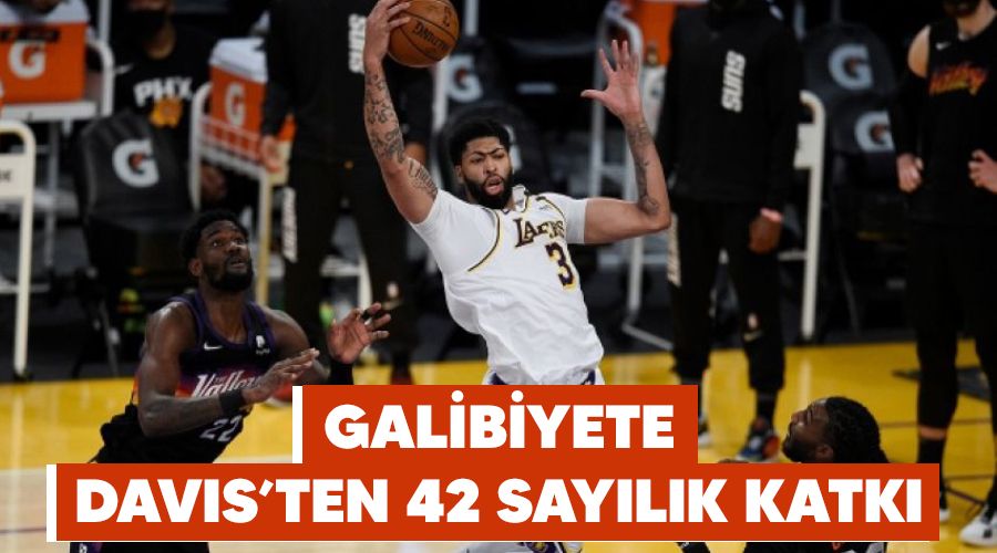 Galibiyete Davis'ten 42 saylk katk