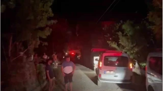Gazipaa'da yangn sebebiyle bir mahalle tedbir amal tahliye edildi