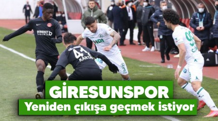 Giresunspor yeniden çıkışa geçmek istiyor