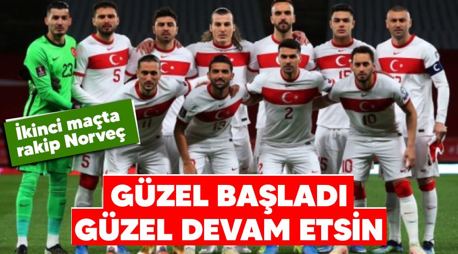 Güzel başladı, güzel devam etsin
