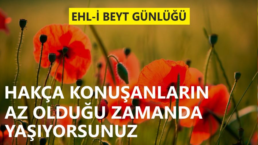 Hak�a konu�anlar�n az oldu�u zamanda ya��yorsunuz