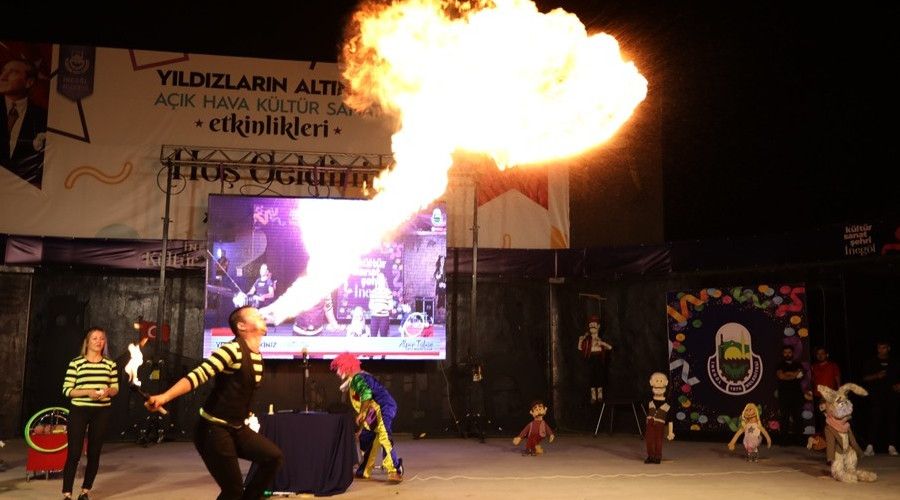 İnegöl'de sirk rüzgarı